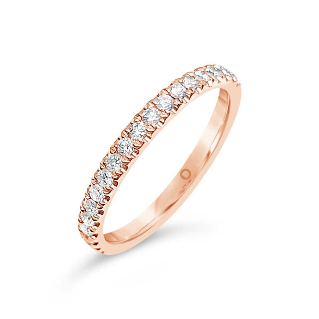 18k Gold Diamond Band