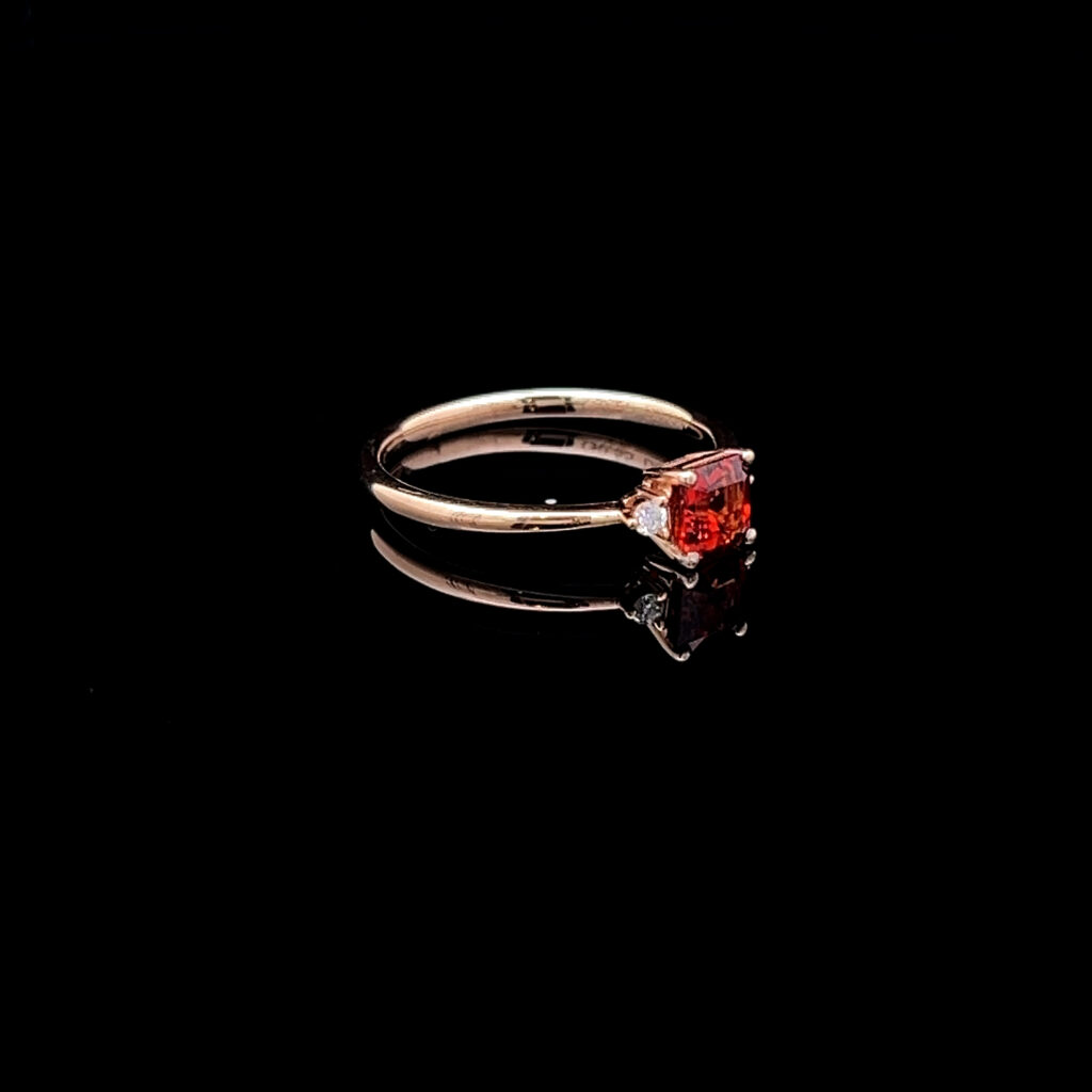 Hessonite Garnet In 14K Rose Gold 5936