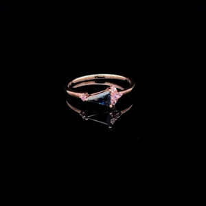 Sapphire Ring Set in 9K Rose Gold 5976