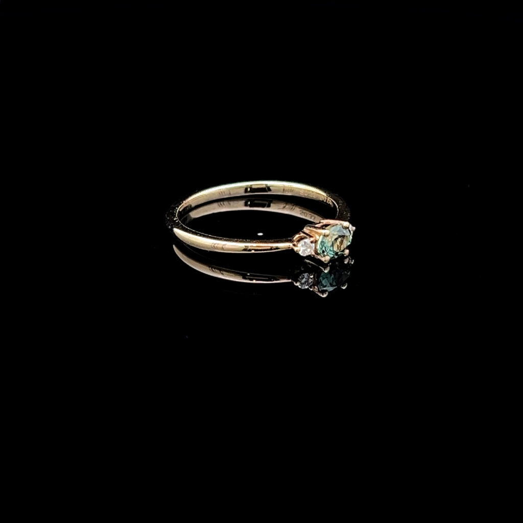 Sapphire Ring in 9K Yellow Gold 6052