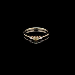 Sapphire Ring Set in 9K Yellow Gold 6053