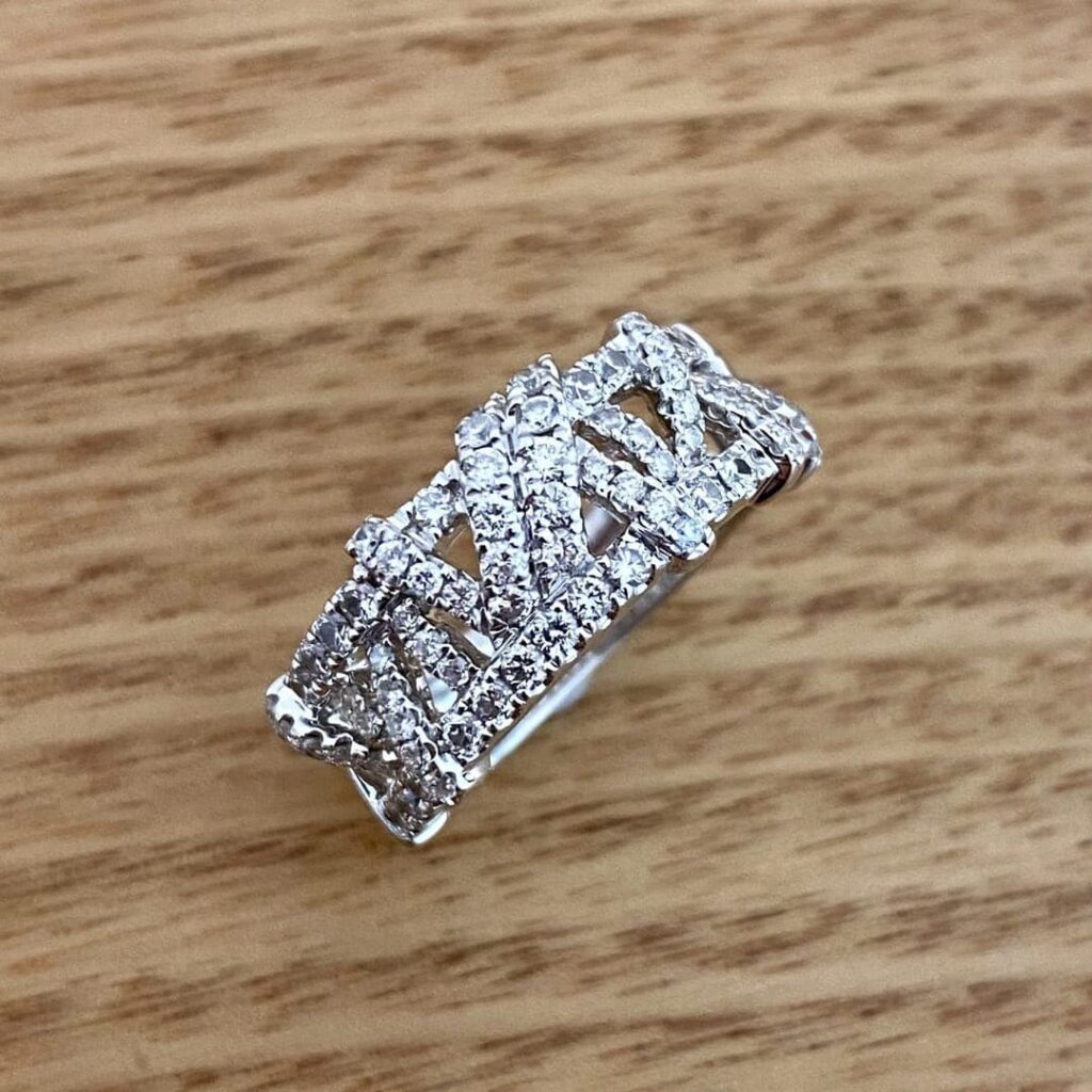 Diamond Weave Ring