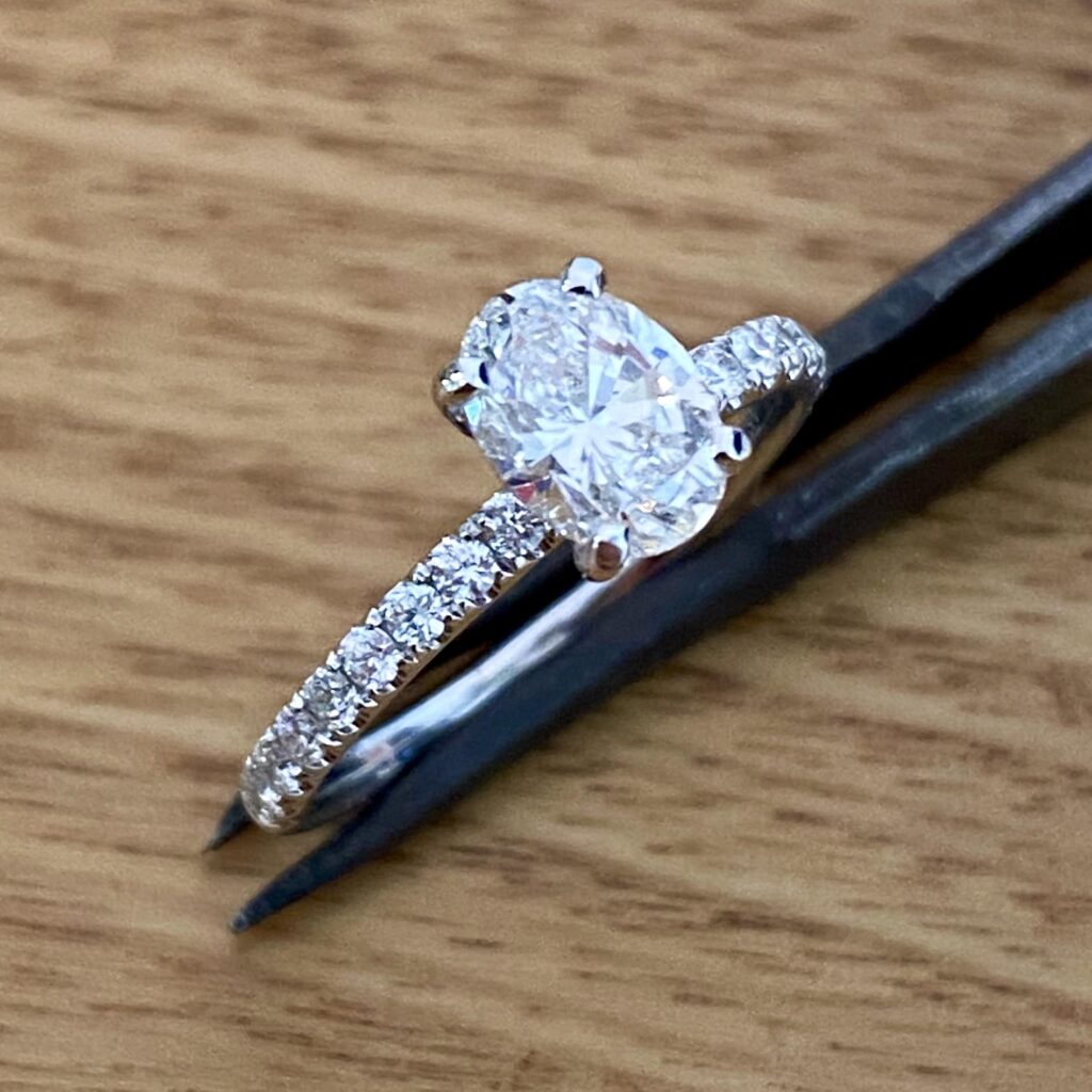 Cushion Cut Diamond Engagement Ring