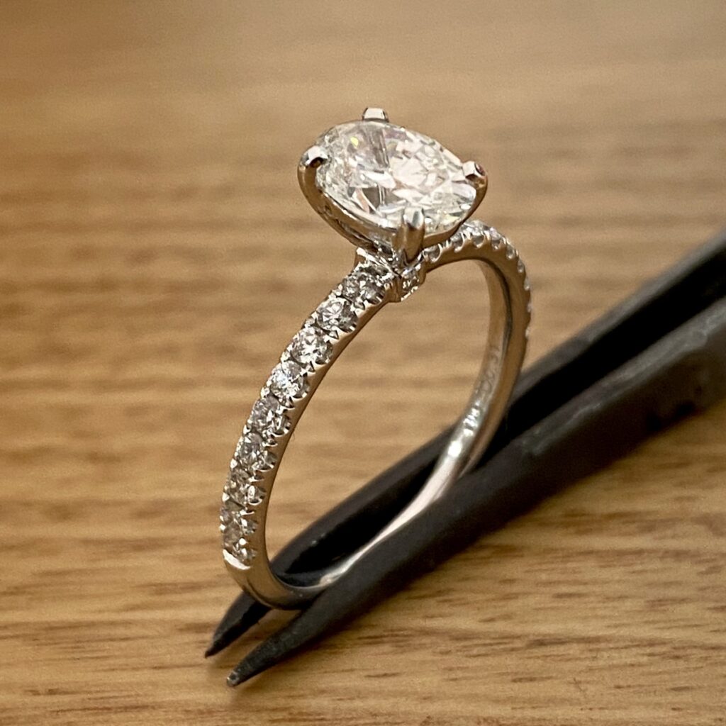 Cushion Cut Diamond Engagement Ring