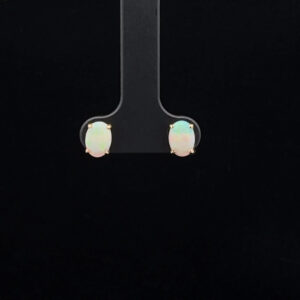 14K Solid Opal Earrings