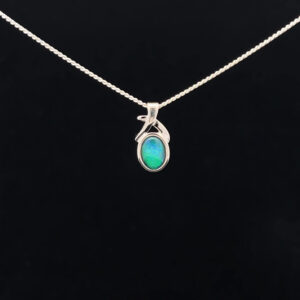 Sterling Silver Triplet Opal Pendant 68928