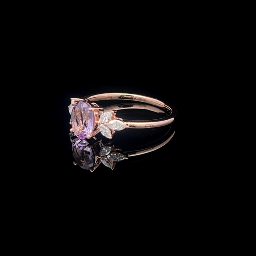 14K Yellow Gold Marquise Diamond Engagement Ring 826473