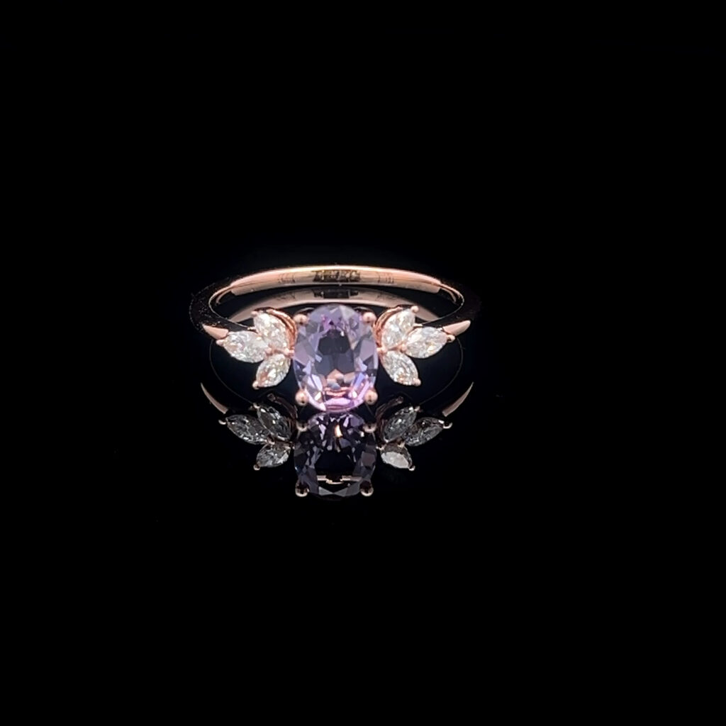 14K Yellow Gold Marquise Diamond Engagement Ring 826473