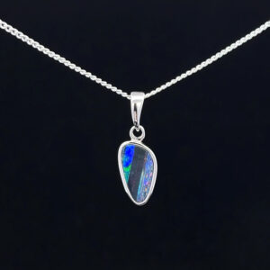 Sterling Silver Doublet Opal 111506