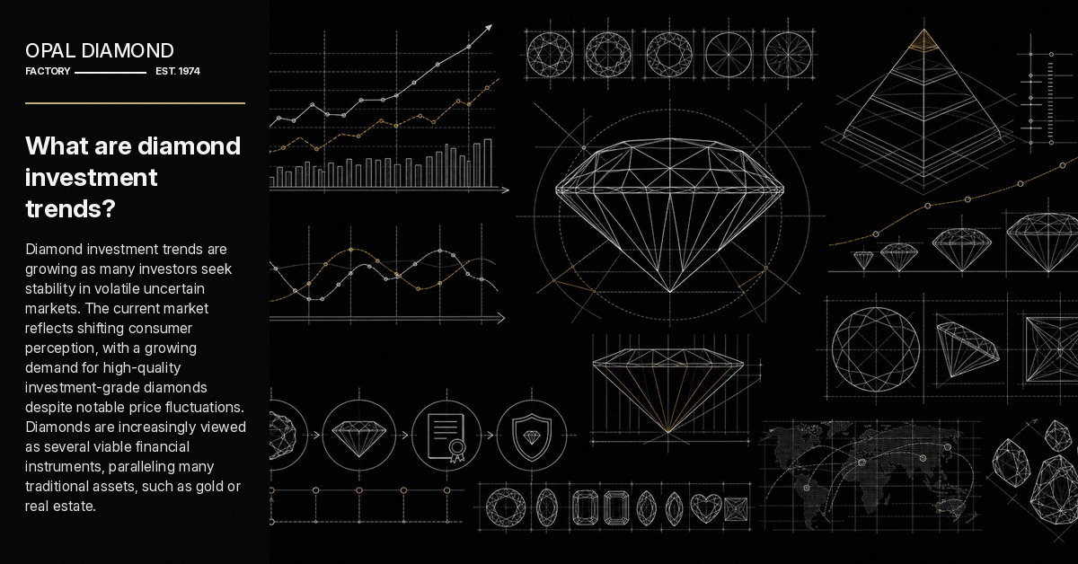 What are diamond investment trends?