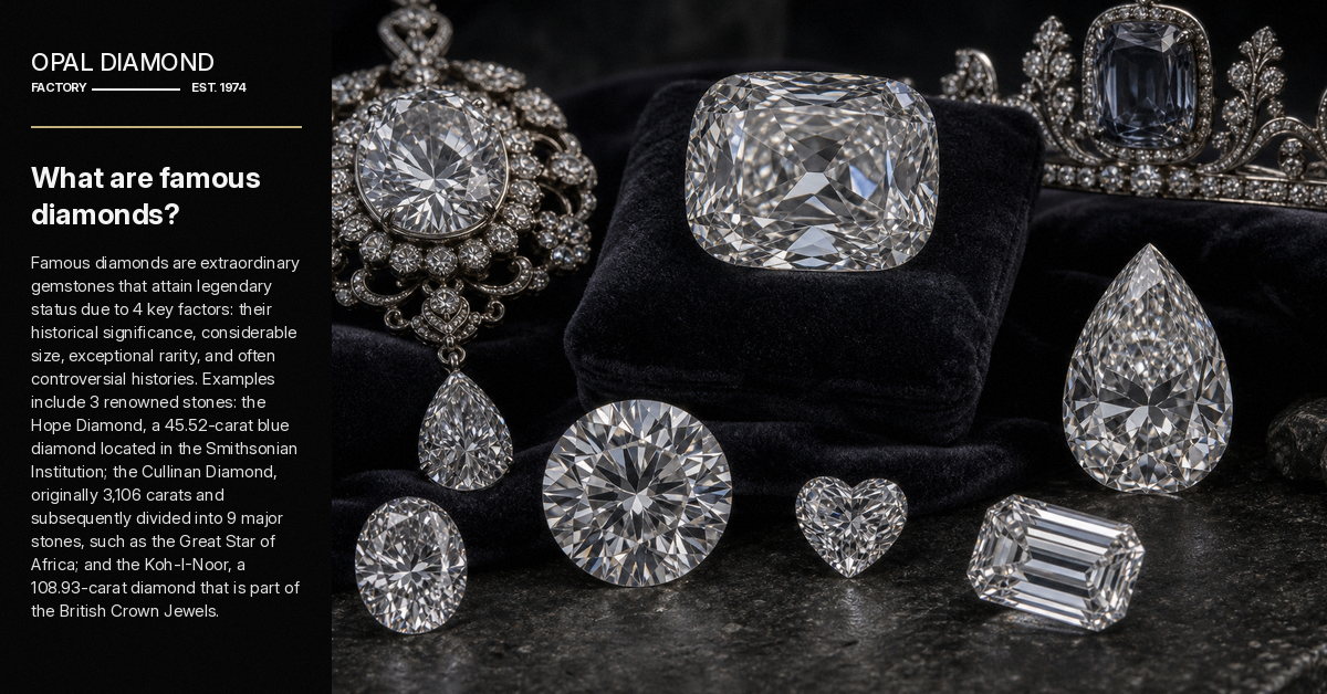 What are famous diamonds?