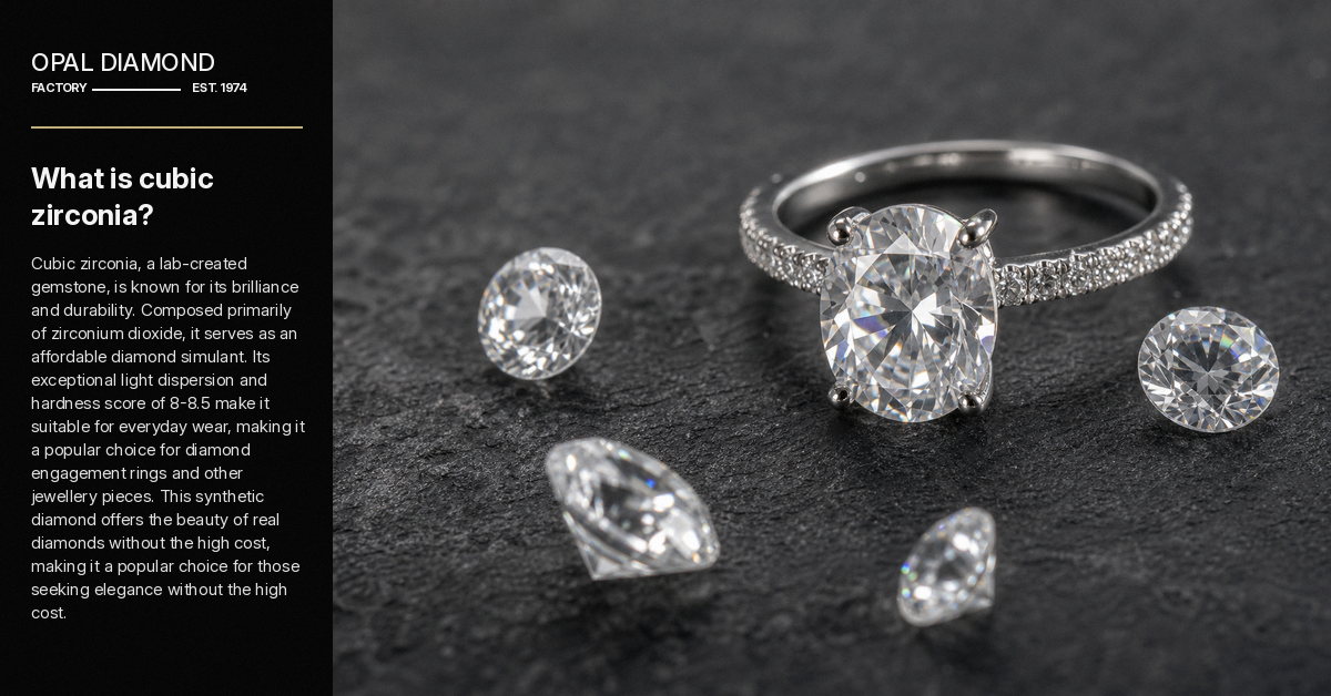 What is cubic zirconia?