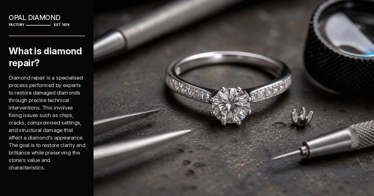 What is diamond repair?