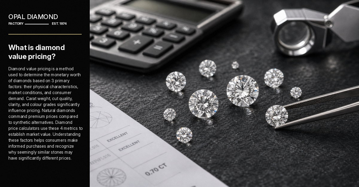 What is diamond value pricing?