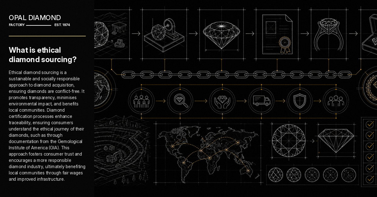 What is ethical diamond sourcing?