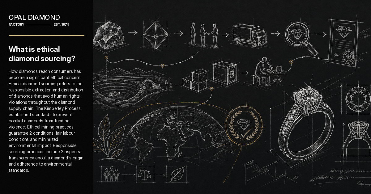 What is ethical diamond sourcing?