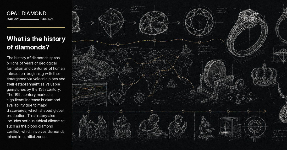 What is the history of diamonds?